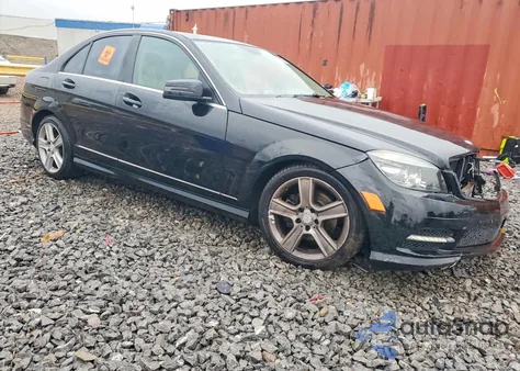 2011 Mercedes-Benz C 300 from USA, damaged, VIN WDDGF5EB1BA521879